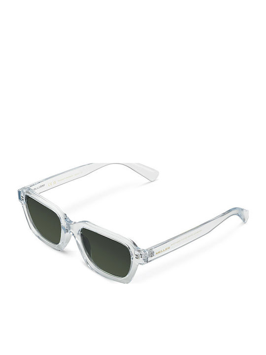 Meller Adisa Unisex Γυαλιά Ηλίου με Διάφανο Κοκκάλινο Σκελετό και Πράσινο Φακό