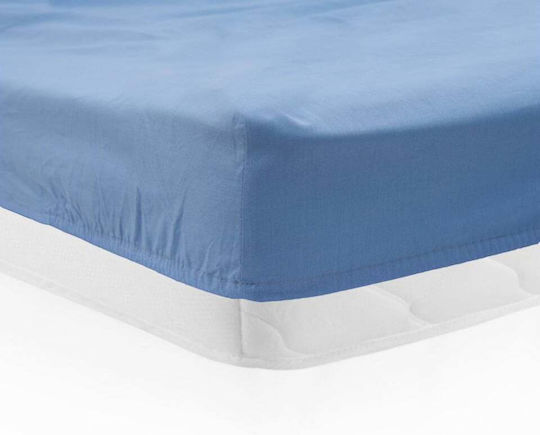 Heinner Super dublu 160x200cm cu Elastic Albastru