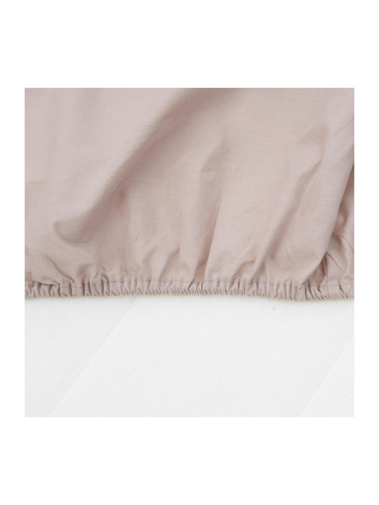 Heinner Sheet King Size with Elastic 180x200cm. Ecru