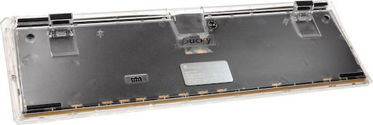 Ducky One 3 Aura Gaming Μηχανικό Πληκτρολόγιο με Cherry MX Speed Silver διακόπτες και RGB φωτισμό (Αγγλικό US) Λευκό