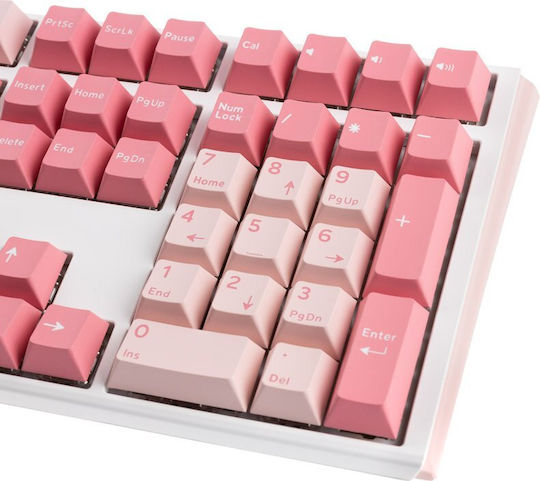 Ducky One 3 Gaming Mechanical Keyboard with Cherry MX Ergo Clear switches (English US) Gossamer Pink