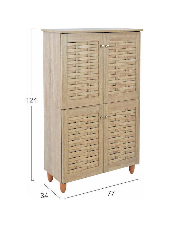 Дървен Обувна рафт Miranda 77x34x123см