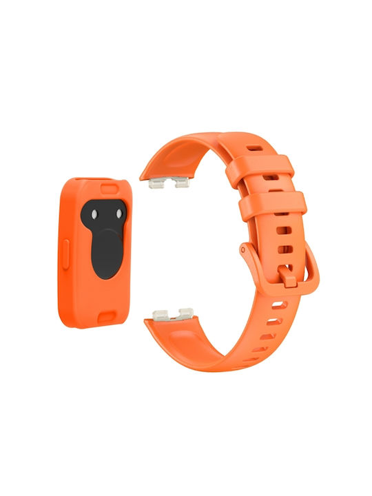Protective Case Θήκη Σιλικόνης σε Πορτοκαλί χρώμα για το Huawei Band 8 Protective Case Θήκη Σιλικόνης σε Πορτοκαλί χρώμα για το Huawei Band 8