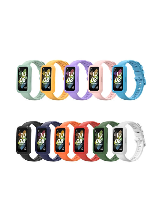 Protective Case Θήκη Σιλικόνης σε Κόκκινο χρώμα για το Huawei Band 8