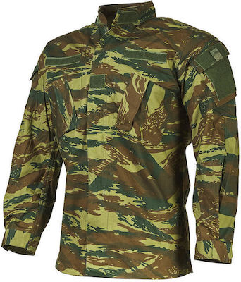 Woodland Military Jacket Greek Camouflage