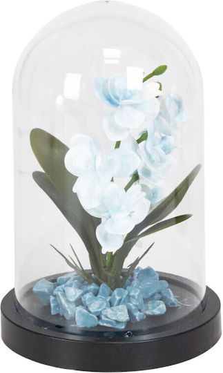 Artificial Plant in Glass Pot 11.5x18cm No45038