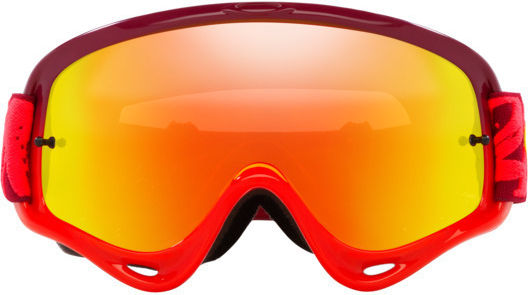 Oakley Oo7029 702975 O Frame Mx Troy Lee Design Painted Red Fire Iridium