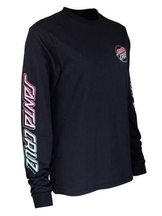 Santa Cruz Wns L/s T-shirt Void Hand Fade - White