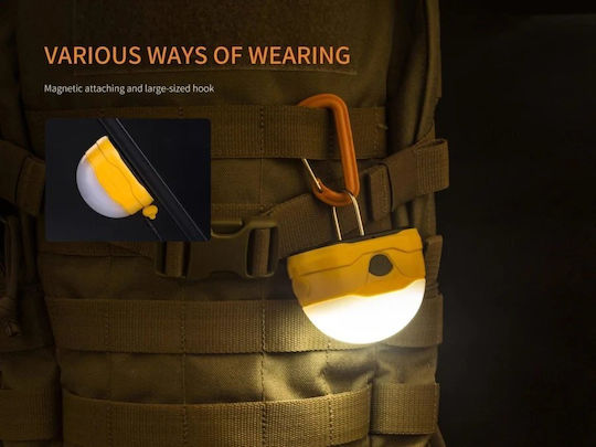 Fenix Λάμπα Led Μπαταρίας για Camping με Φακό 300lm Πορτοκαλί