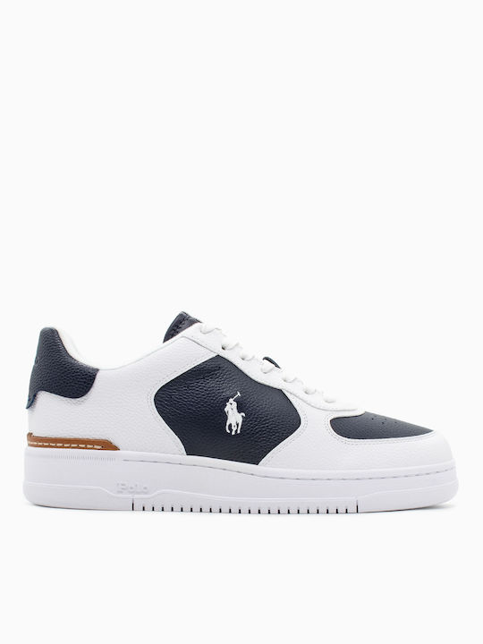 Ralph Lauren Ανδρικά Ανατομικά Sneakers Λευκά