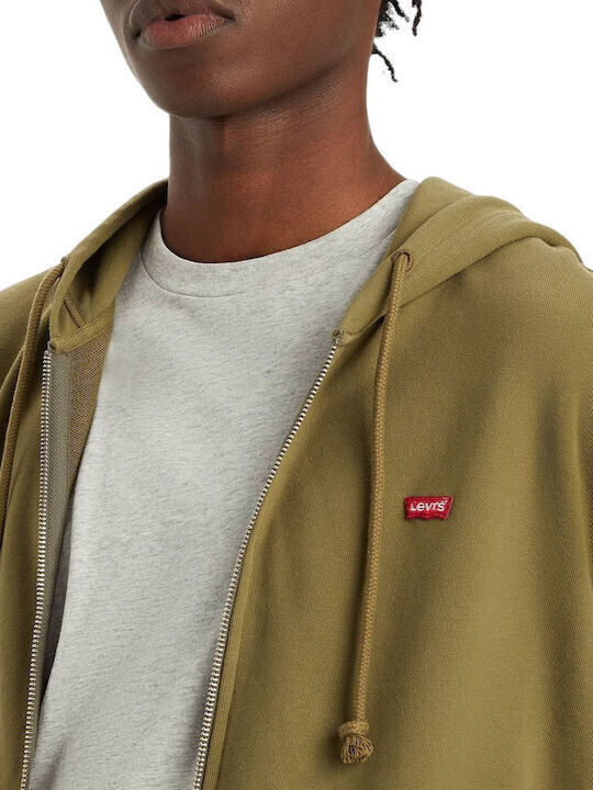 Green Hoodie Cardigan