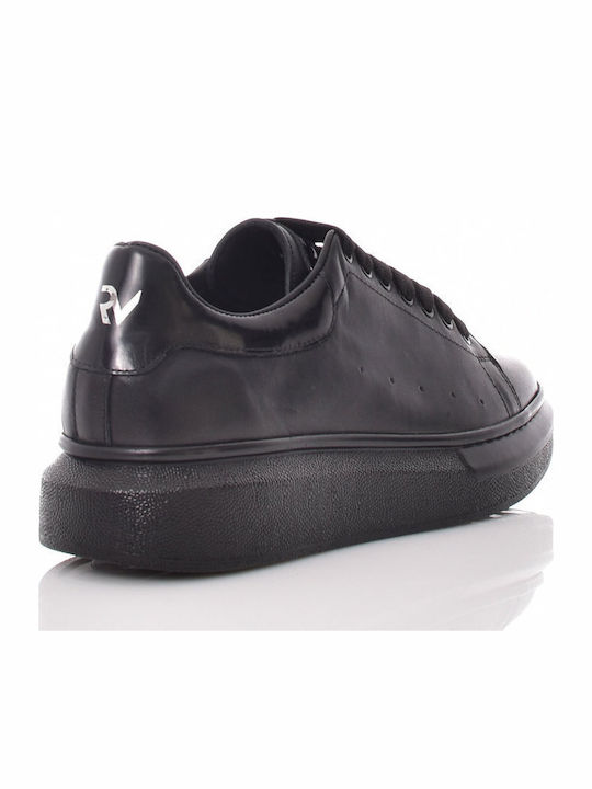 Roberto Venuti Leather Sneaker With High Sole - 49301