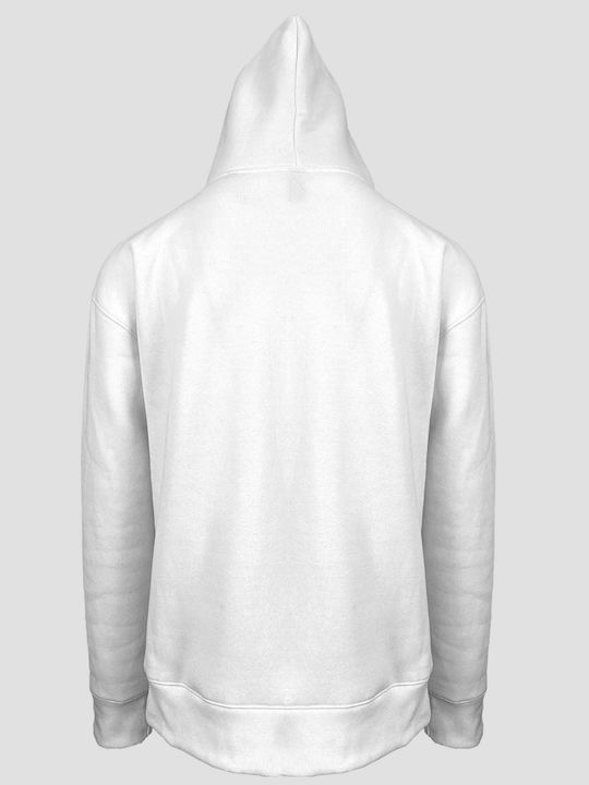 Bunqrn - Nature Illusion - Hooded Sweatshirt White