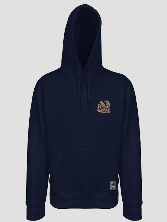 Bunqrn - Bird In Nature - Hoodie Navy