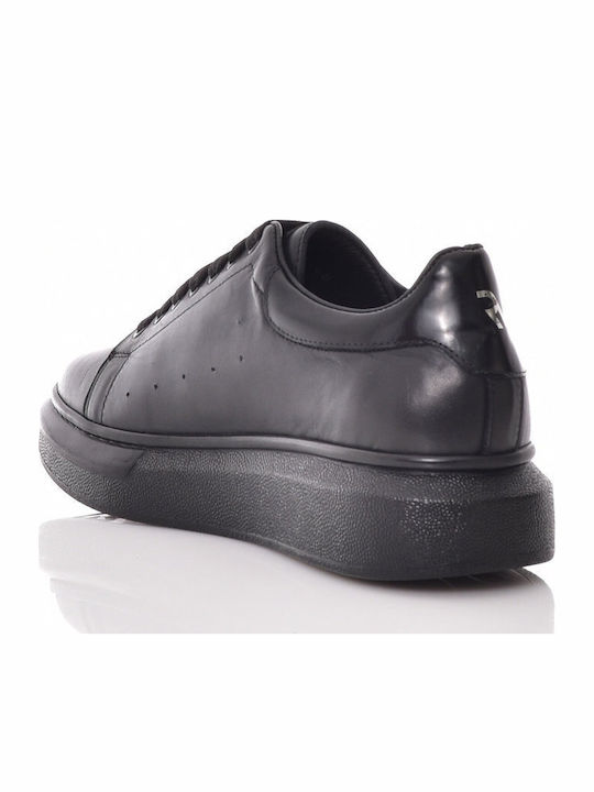 Roberto Venuti Leather Sneaker With High Sole - 49301