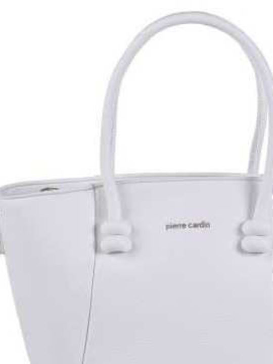 Τσάντα Ώμου Pierre Cardin Από Οικολογικό Δέρμα - Ms157 23486 Λευκό