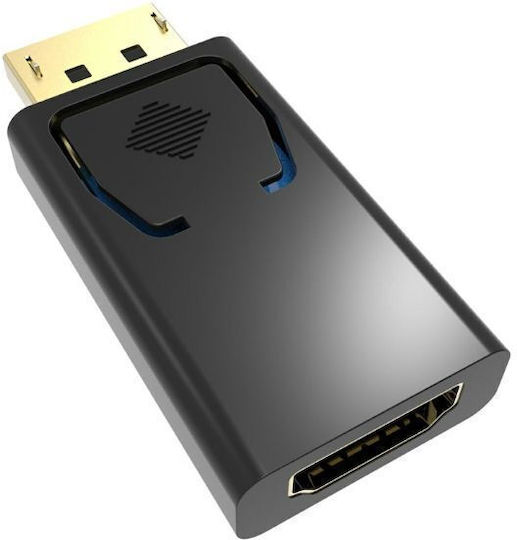 Προσαρμογέας Displayport Σε Hdmi Για Tv/projector Speed 10,8 Gb/s, Μαύρος - Μαύρος