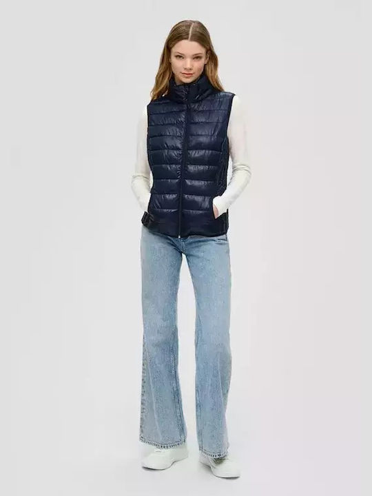 Quilted Body Warmer Navy - S' Oliver - Blue