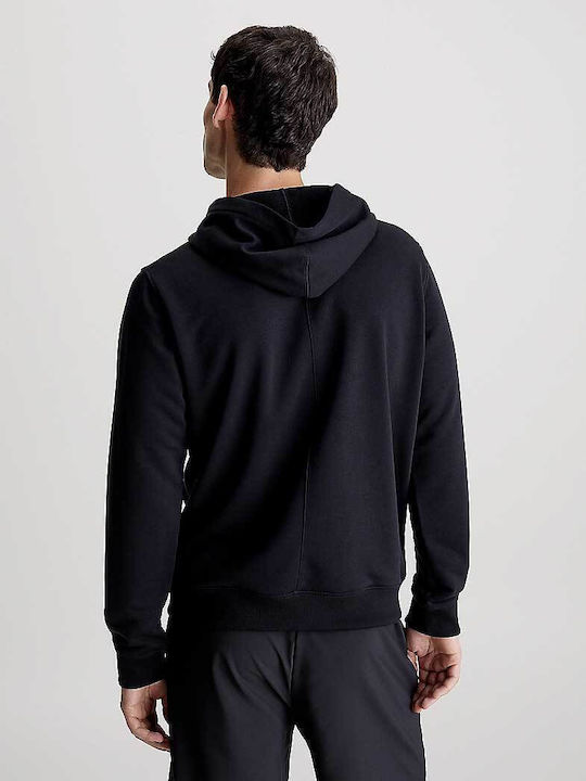 Calvin Klein Men's Sweatshirt with Hood and Pockets black