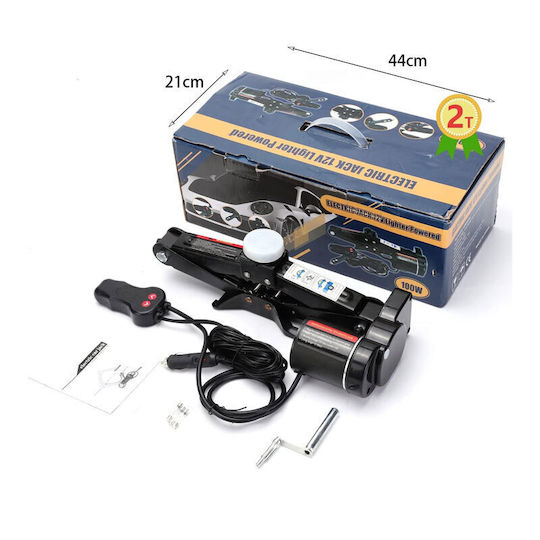 Electric Car Jack with Lifting Controller 2t 100w - Electric Jack Lighter Powered