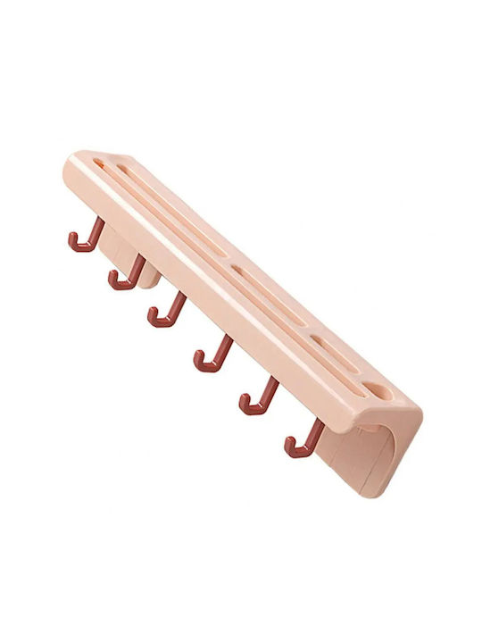Bucătărie Hangers Din Plastic 25.7x6x5.5cm Roz