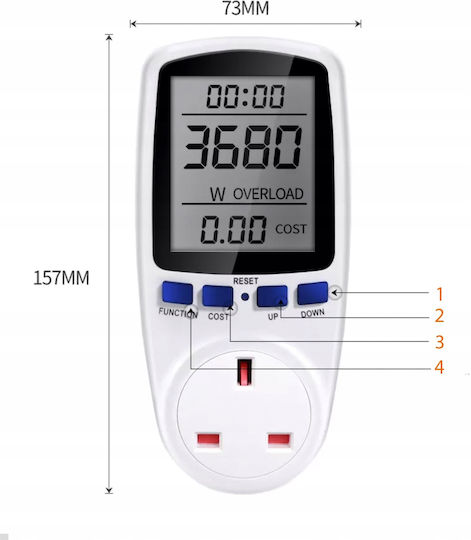 Rosfix Electrical Meter Socket 3.68kW
