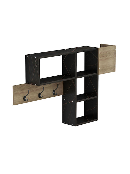 Homemarkt Entry Pendant & Shelves Harlan Hm8973.13 Natural black marble 99,5x15x61y