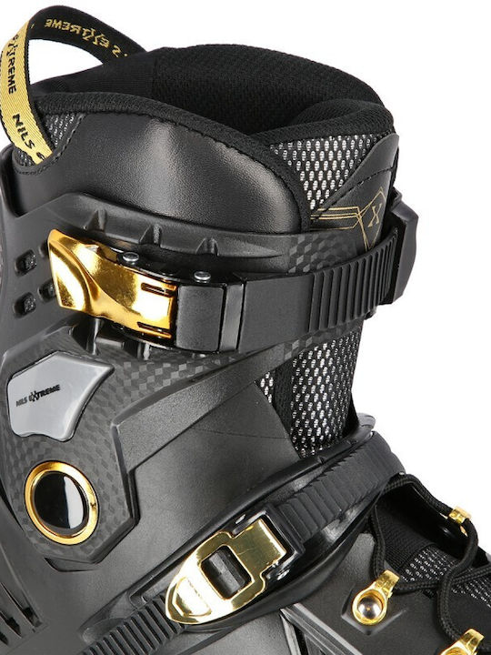 Rollers Nils Extreme Na20002, negru/auriu