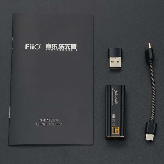 Fiio KA3 Φορητός Ψηφιακός Ενισχυτής Ακουστικών Μονοκάναλος με DAC, USB και Jack 3.5mm
