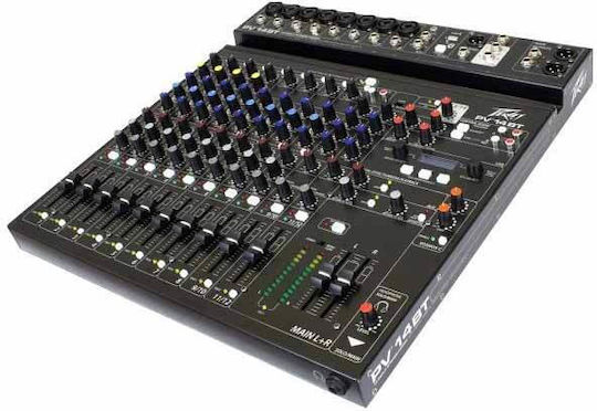Peavey PV14 BT STO-PVY.2250.0004 Αναλογική Κονσόλα 14 Καναλιών με Phantom Power & 8 Εισόδους XLR & Bluetooth