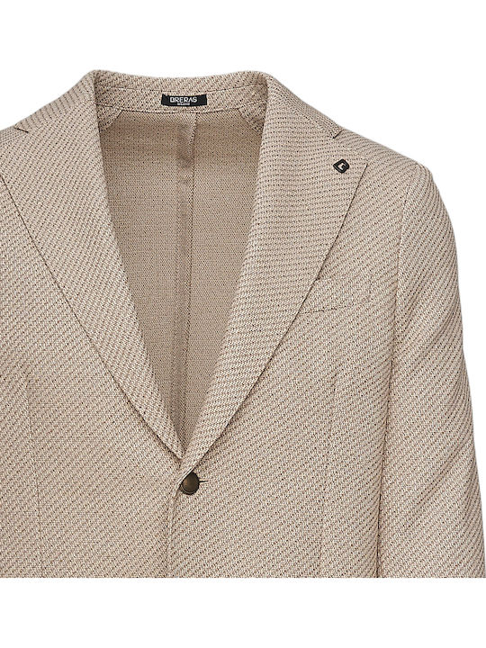 Breras Jacke aus Leinen und Baumwolle Napolitj60 - Beige Napolitj60/corda