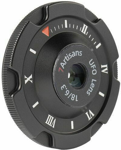 7artisans Crop Obiectiv Foto 18mm f/6.3 Photoelectric UFO Unghi larg / Clătite pentru Montura Canon EF-M Black