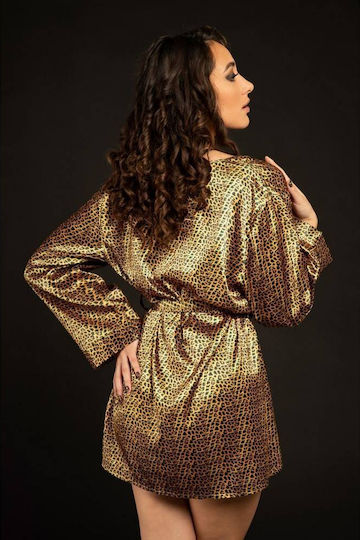 Λεοπάρ Γυναικείο Κιμονό - Panthra Mahsa Kimono Leopard