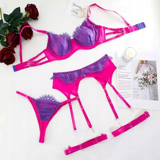 Sexy Dessous Set Sexy Bras Lace Bras Pink R.m