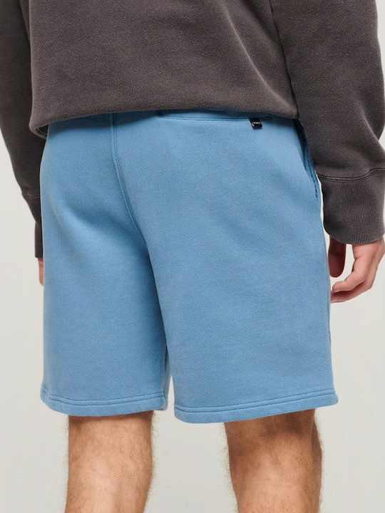 Αθλητική Ανδρική Βερμούδα Washed Denim Blue
