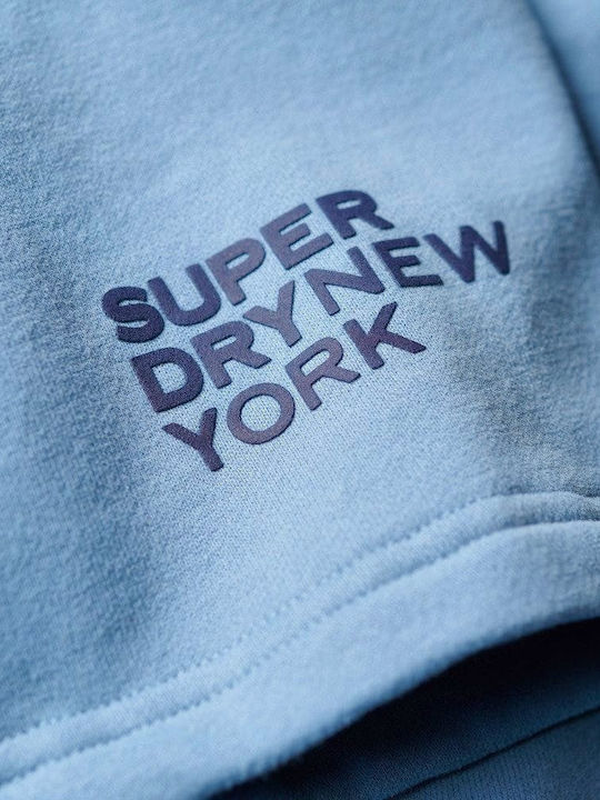 Αθλητική Ανδρική Βερμούδα Washed Denim Blue