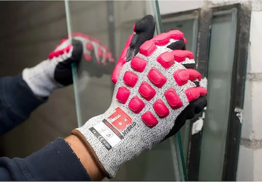 Arbeitshandschuhe Brandbekämpfung Gray Nitril/Latex 1Stück