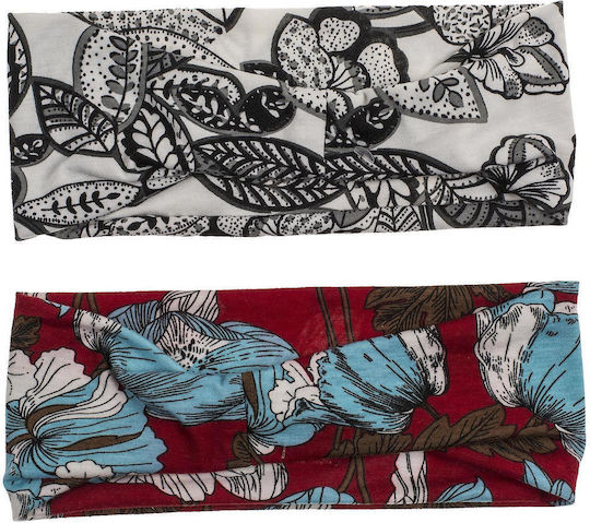 Boho-Sommer Haarband 100% Polyester 22,5x9cm In 6 Designs