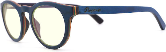 Daponte Ξύλινος Σκελετός Μπλε DAP515A