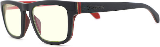 Daponte Holzartiger Brillengestell Blau WΟ 0704