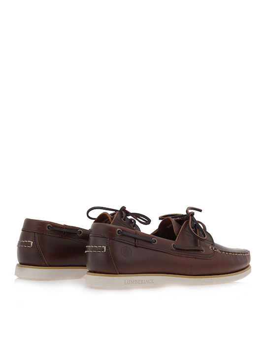 Leder Herren Mokassins in Braun Farbe