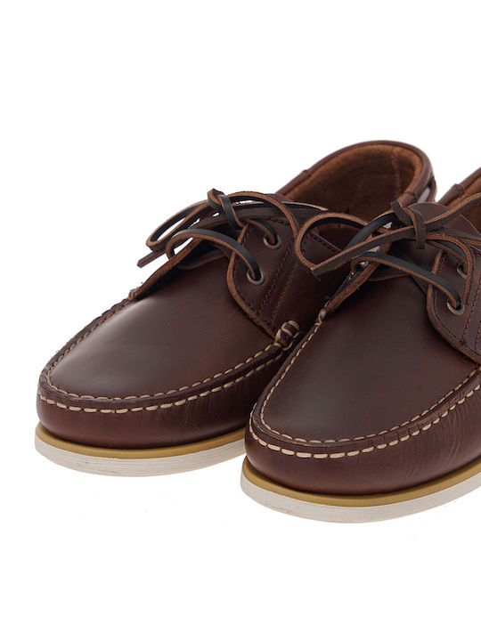 Leder Herren Mokassins in Braun Farbe