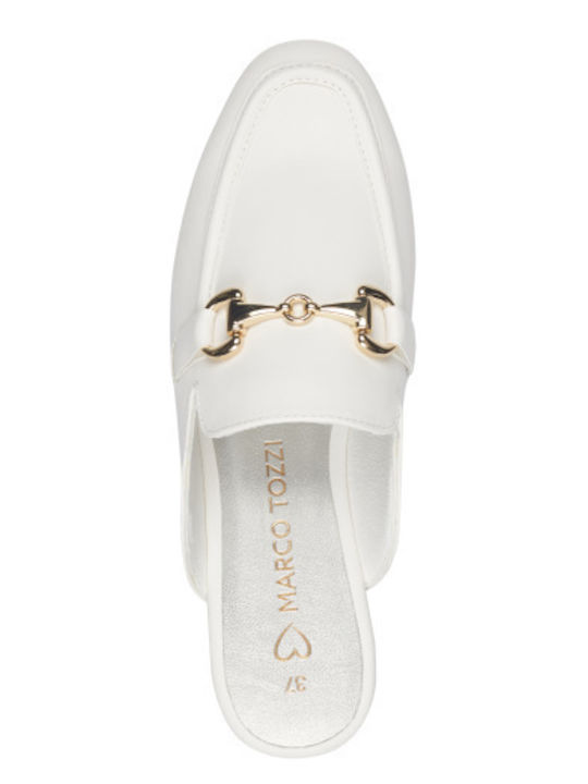 Marco Tozzi White Mule Slipper 2-27305-42 137