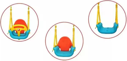 Edu-play Κούνια Με Προστατευτικό 3σε1 Για 6+ Μηνών Μπλε-κόκκινο