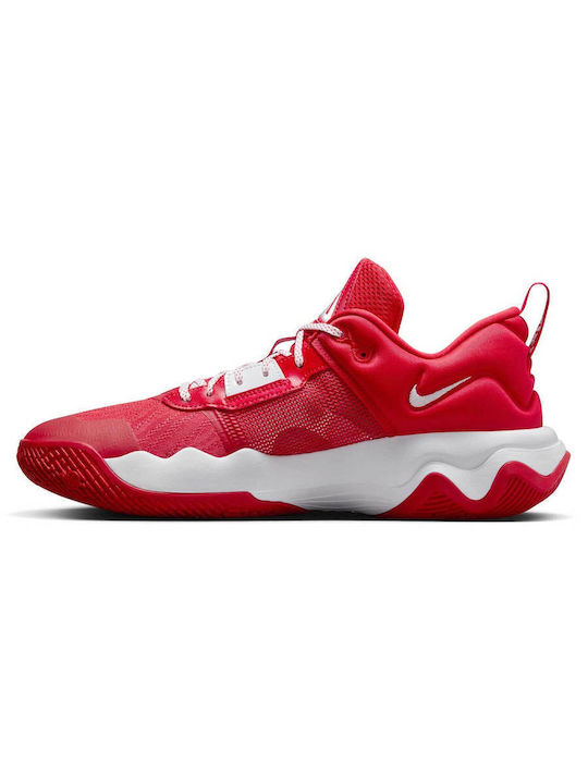 Nike Giannis Immortality 3 All Star Χαμηλά Μπασκετικά Παπούτσια University Red / White