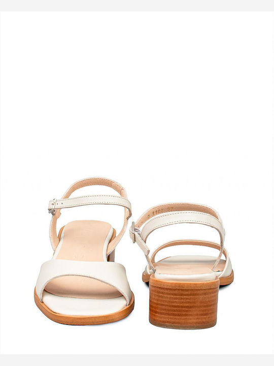 Women's Leather Sandals Wonders D-1102 Aise Aise Off White_off