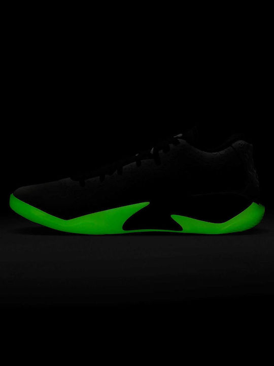 Zion 3 Low Basketball Shoes White / Black / Barely Volt