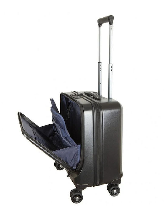 Verage Reisekoffer Kabine Hart Schwarz mit 4 Räder Höhe 50cm