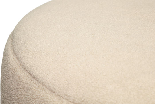 Fatboy Point Large Sherpa - Πουφ Υφασμάτινο Ø70x40 I Ecru Fatboy Point Large Sherpa - Πουφ Υφασμάτινο Ø70x40 I Ecru