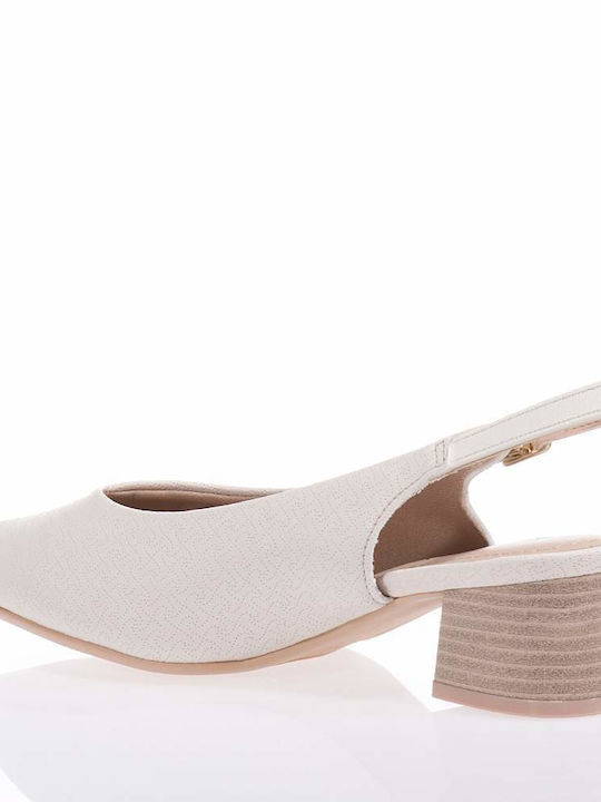 Piccadilly 739031-38 Off-white Slingback Pumps